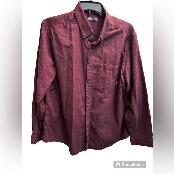 EDDIE BAUER Men’s Burgundy Classic
Heavyweight Cotton Shirt XXL Workwear EUC - Picture 1 of 10